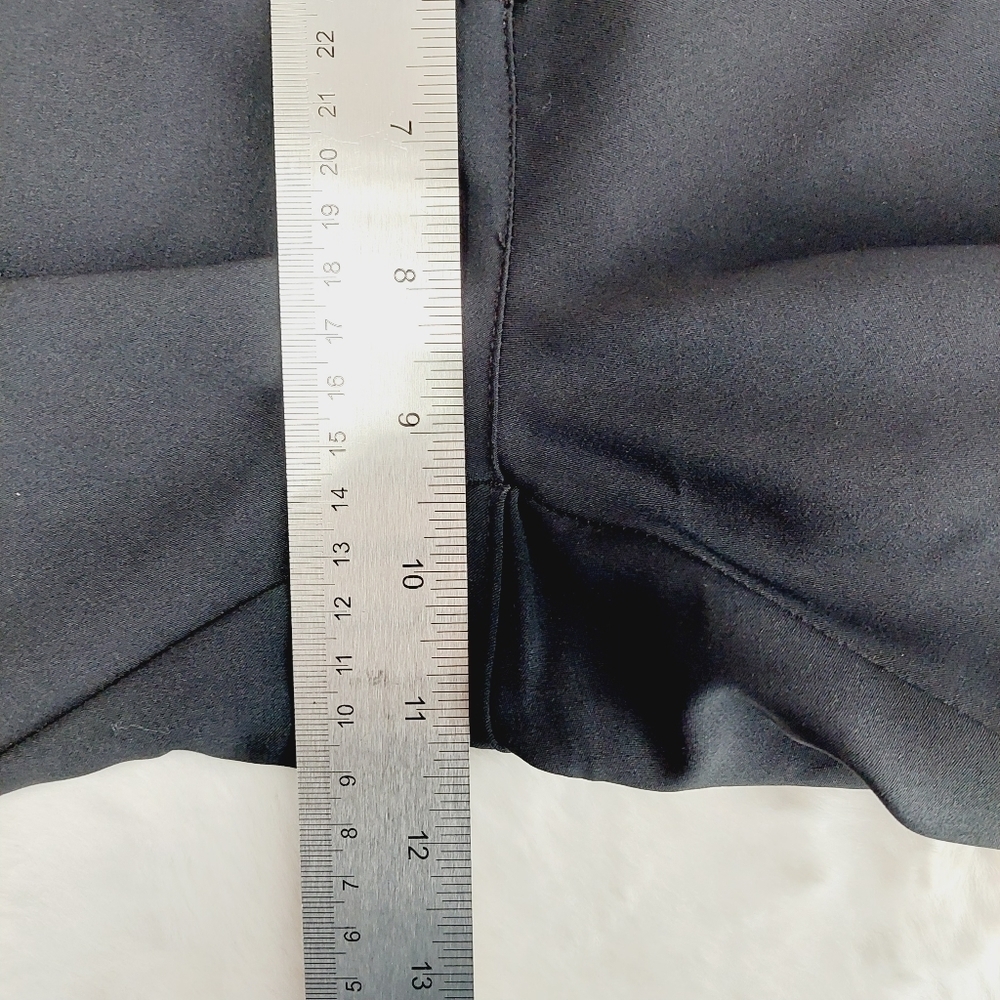 Oakley Black Business Casual Slash Pockets Zip Up Belt Loops Comfy Trousers P496 - Picture 5 of 7